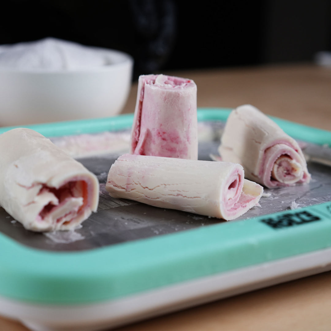 STONELINE® by Mr. Ice Cream Rolls Maker Ice Plate for Homemade Ice Cream | Rosé